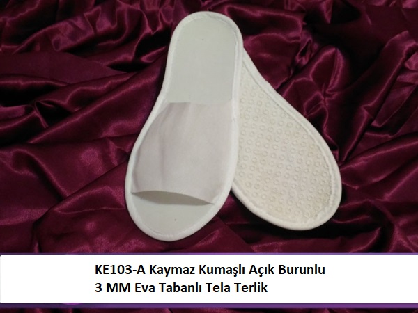 Ekonomik Açık Burunlu kaymaz terlik KE103A