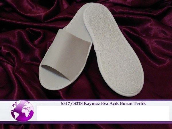 S317 Kaymaz Açık Burunlu Kullan at Havuz Terliği