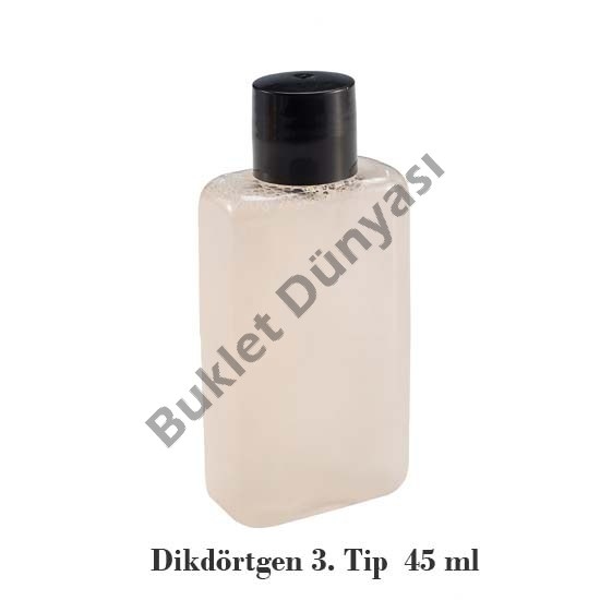 Dikdörtgen 3.tip 45 ml pet şişe
